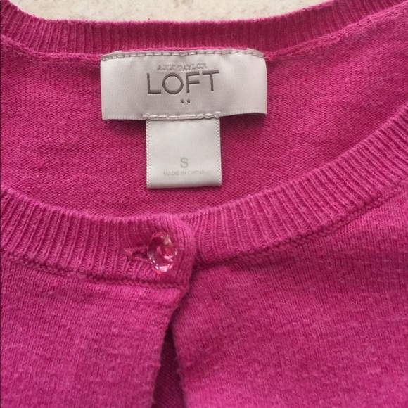 Classic LOFT Outlet Cardigan Pink S. - Picture 3 of 4